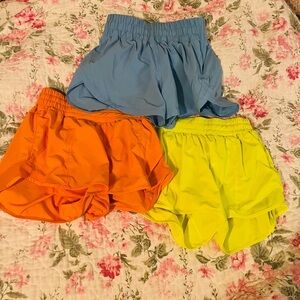 LOT of 3 pair lululemon shorts